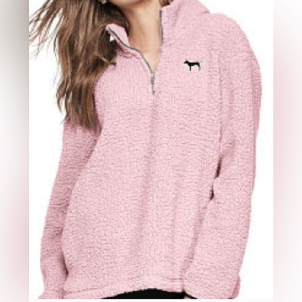 VS Pink Sherpa Jacket